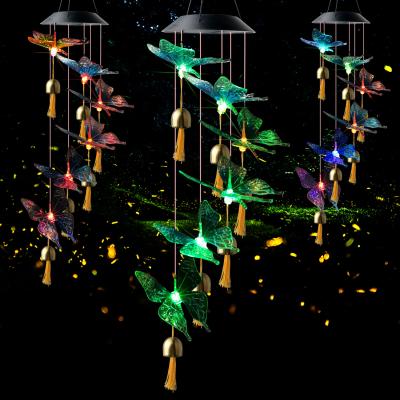 China Eco - Friendly Birthday Gifts For Mom Pineapple Shape Solar Wind Colorful Light Hanging Lights for sale