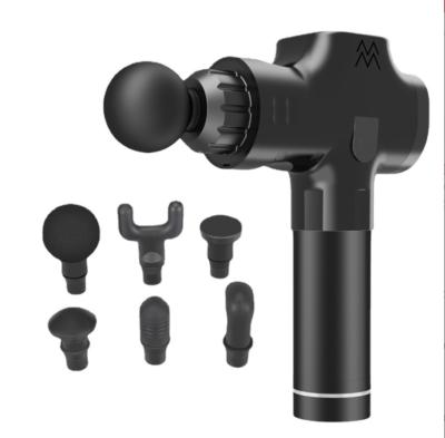 China Agriculture 30 Speed 6 Speed Percussion USB Fascial Physiotherapy Physiotherapy Gun Head Cordless Handheld Fascial Relaxation Gun Thermal Chiropractic Gun for sale