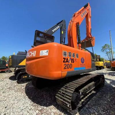 China Famous Brand Hitachi ZX200 Excavator Japan Used Hitachi Ex200 Hydraulic Crawler Excavator Usada 0.91m³ for sale