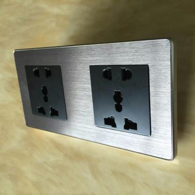 China Hotel RS485 220v DND Socket Click Smart Tact Wall Socket Switch, International Universal 3 5 Pin Socket for sale