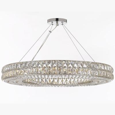 China Modern High End Glass Egyptian Crystal Chandelier For Dining Room for sale