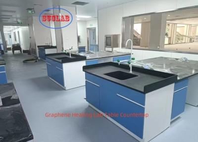 China Non-welded Linear Handle Chemistry Lab Bench Warm Laboratory Casework with Multi-Functional Socket and DTC 16-Inch Silent Rail for sale