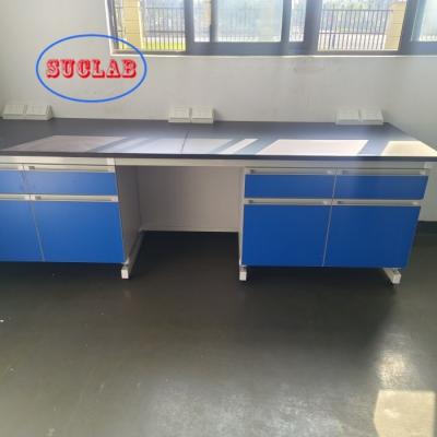 China Fábricas de Bancadas Retangulares para Laboratório de Química para Hospital Aço Madeira/Aço Inoxidável 304/Design Personalizado à venda