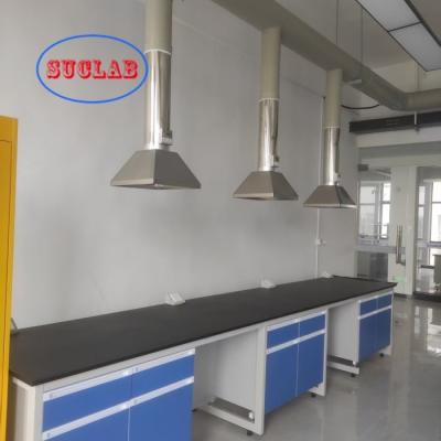 China Banco de laboratório de Química Vendedor por atacado com corpo de latão e núcleo de válvula de cerâmica DTC 16-inch Three Section Silent Rail Branco/Azul/Amarela/Negro à venda