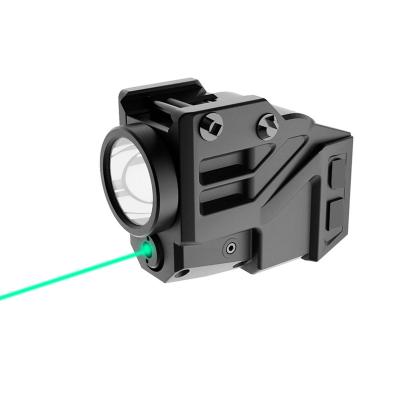 China Green Fiber Reinforced NylonPA66 Compact Rail Mounted Picatinny Laser And Flashlight Combo for sale