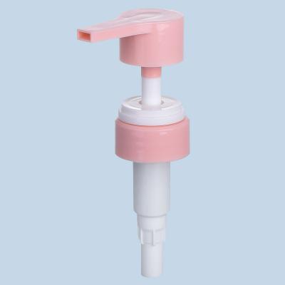 China Non Spill High Quality YUYAO Large Dosage Screw Lock Hand Wash Body Lotion Durable Plastic Shampoo Pump for sale