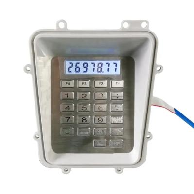 中国 バーネット22キー スマートステンレスステール 縦キーボード 燃料ディスペンサー 販売のため