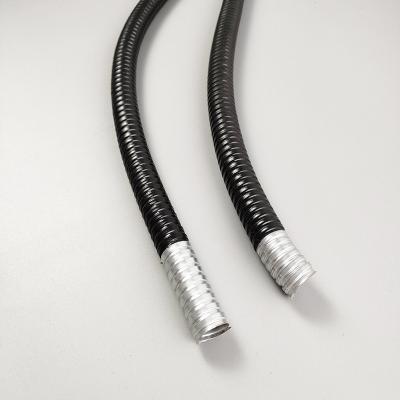 China Chemical Resistant PVC Coated Flexible Hose 50 Feet for Chemical Applications for sale