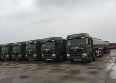 China Oil Transport Vehicle Fuel Oil Delivery Truck Mobile Station 25 - 30 CBM Euro 2 for sale