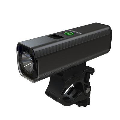 China Outdoor Night Cycling/Riding 1200 Lumens Power Bank Function Phone Charger LED Bicycle Lamp With Digital Display Aluminum Alloy Rechargeable Bike Light for sale