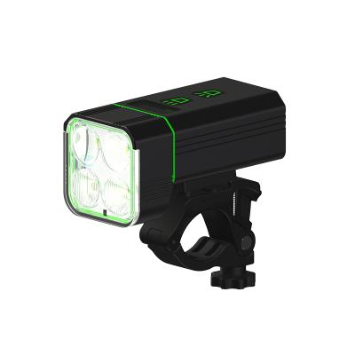 China Cycling/Night Riding 1500Lumen IPX5 Outdoor Multifunctional High Beam and Low Beam Bike Front Light with Power Bank Rechargeable LED Bicycle Light for sale