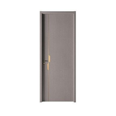 China Cheap Modern Wooden Polymer Door Bedroom Price Toliet Wood Interior Doors PVC Windproof For Bathroom Design for sale