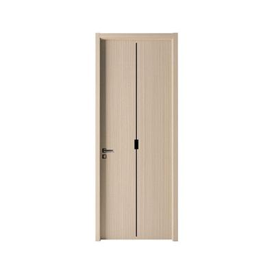 China Fireproof Interior Windproof PVC White Kitchen WPC Wood Door For Home for sale