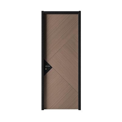 China Cheap windproof wooden door frame pvc prices bathroom interior bedroom door designs prices for sale