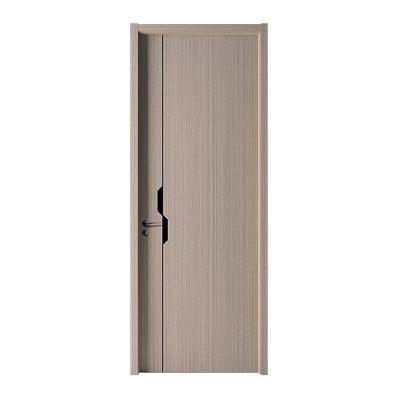 China Windproof Wooden Toilet Room MDF Interior Flush Door Home WPC Solid Doors PVC Material for sale