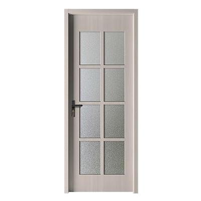 China High quality weatherproof waterproof home frosted wood fire proof interior glass entry door price for sale