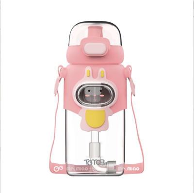 China Sustainable High Quality Factory Price BPA Free TRITAN Sport 600ML Outdoor Kids Drinking Plastic Drinking Bottles for sale