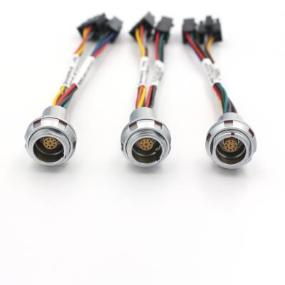 China O chicote de fios de cabo feito sob encomenda IMPLORA 0K a série 9 Pin Waterproof Socket Connector à venda