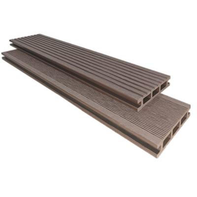 China Gerecyclede materialen WPC vloeren duurzaam en duurzaam 20*110 mm roodbruin Te koop