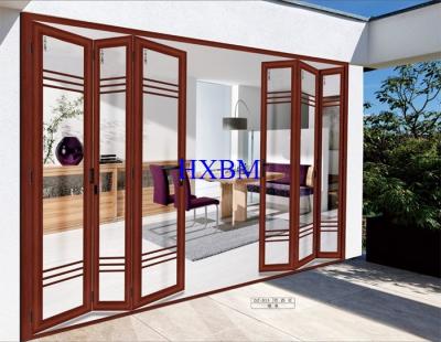 Chine Cadre ferme de portes en bois plaquées en aluminium allemandes de style avec des formes exquises à vendre