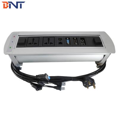 China Automatic Desktop Multimedia Outlet Silver With 1* VGA / 1* HDMI for sale
