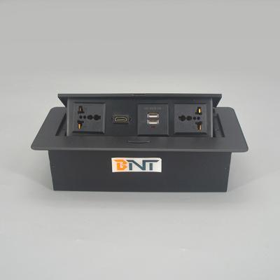 중국 보편적인 전원 콘센트, HDMI 및 Usb 충전기 5V 2.1A를 가진 탁상용 팝업 소켓 판매용