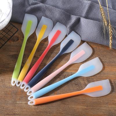 China Viable small size new design colorful silicone spatula for kitchen for sale