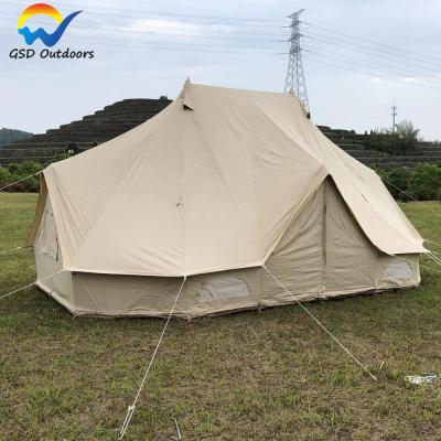 China Water Proof Yurt Tent Camp Canvas Yurt Bell Family Outdoor Luxury Camping Tent Large Yurt Mongolian Safari Luxury House Tent Permanent for sale
