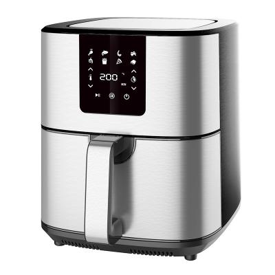China 7 Liter Stainless Steel Digital Steam Function Air Toaster Oven No Oil Deep Fryer / Grill for sale