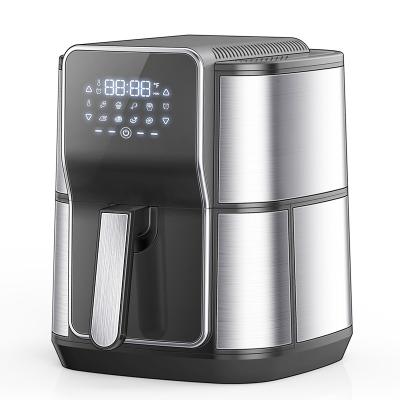 China Anbolife Digital Control 1800w 8L Capacity Air Fryer Oven With LCD Menu Display for sale