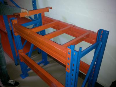 China De vierkante Buis Gemaakt tot Pallet steunt Bar voor het Op zwaar werk berekende Pallet Rekken om de Lagercapaciteit te verbeteren Te koop