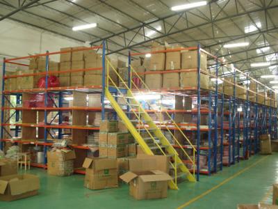 Chine La mezzanine de support en acier de laminage à froid de palette, étagère de la passerelle 300kg a soutenu la mezzanine à vendre