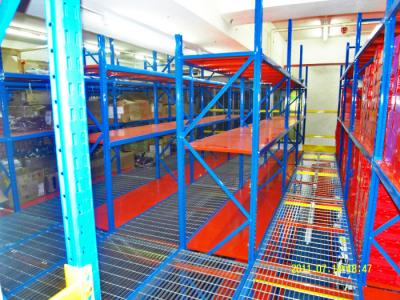 Chine Utilisation de la mezzanine soutenue par support industriel avec la finition de peinture de couche de poudre à vendre
