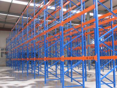 China Het broodje vormde het Selectieve Pallet Rekken voor Pakhuizen, Op zwaar werk berekend Pallet het Rekken Systeem Te koop