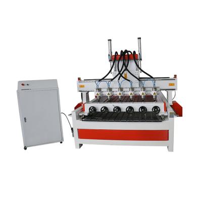 China 3D Wood CNC Router High Speed Surfboard Board Forming Machine CNC Router Wood Multi Heads for sale