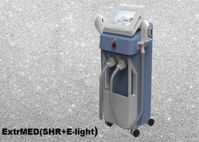 China Haarabbau aser OPTs ACHTERN-SHR für dunkle Haut 3500W vertikales 2Handles ExtrMED (SHR+E-light) zu verkaufen