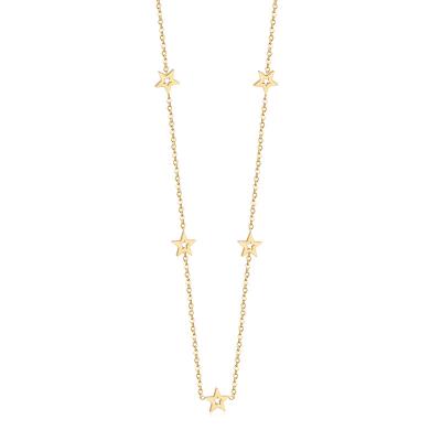 China Wholesale Fashion Match Fashion Simple Simple Women Stainless Steel Star Jewelry Pendant Necklace for sale