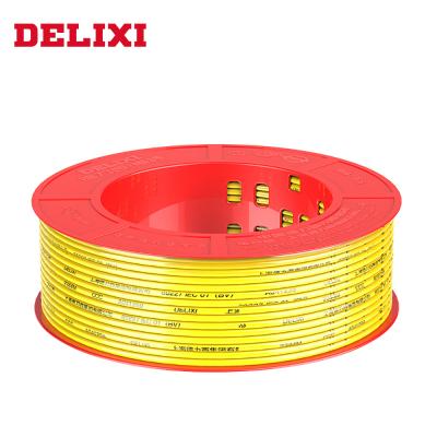 China Home appliances DELIXI electrical wires non-sheathed cable PVC insulated insulated cable 450V 700v or lower voltage for sale