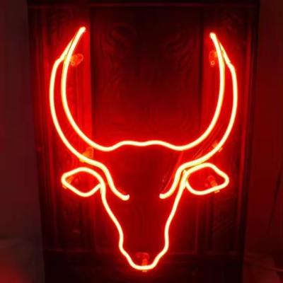 Китай Неоновая вывеска для Gyuumao доставка пользовательский логотип имя рекламная доска вечеринка Дом продается