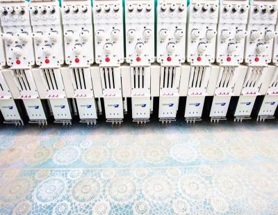 China Programmable Hotels Commercial Automated 90 Flat Head 4 Needle Lace Embroidery Fabric Machine Tajima China Cheap Sale Price for sale