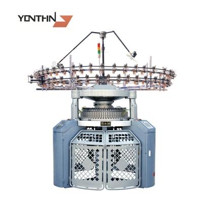 China Garments Fabric Warp Yonthin Body Three Yarn Fleece Knitting Machine High Speed Sale Price for sale
