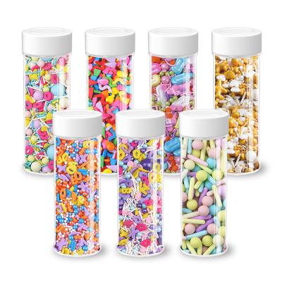 China Valentine's Day Cake Accessory Decor 2023 New Design Valentine Edible Sugar Sprinkles Red heart Pressed Bakery Decoration Ingredient Confetti Cake Decoration for sale