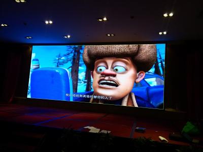 China Ángulo de visión amplio 1R1G1B Pantalla de publicidad LED con pantalla LED de pequeño tamaño en venta