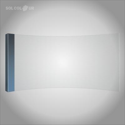 Chine High Brightness Semi Outdoor Film LED Screen Module Shop Facade Installation à vendre