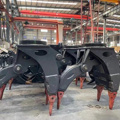 China Building Material Shops Timber log grapple for machinery construction work for sale