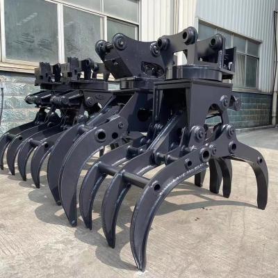 China Building Material Shops High Level Timber Log Grapple For Machinery Construction Works for sale