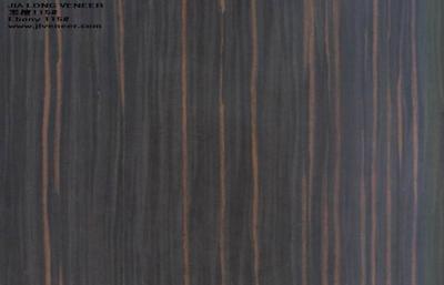 Chine Le bois d'ébène d'E.V a machiné le placage en bois, placage découpé en tranches de contreplaqué de coupe à vendre