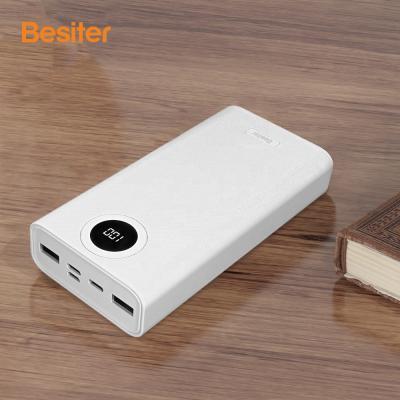 China LCD Display Power Bank Dual USB 20000mah PD 18W Powerbank Portable Charger Indoor Outdoor Fast Charging External Battery 20000mah Power Bank for sale