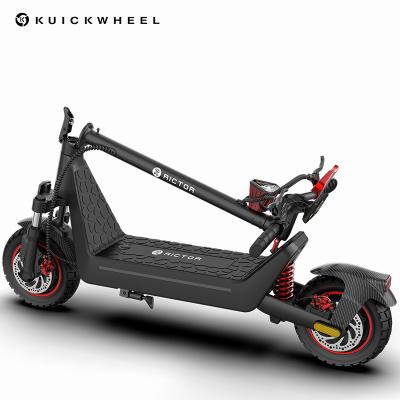 China 2024 Kuickwheel Rictor A1 (Turbo) 52V 21Ah 1300W*2 Dual 11 Inch 70KM/H Motor Fast Speed Unisex Foldable Electric Scooter 2024 for sale