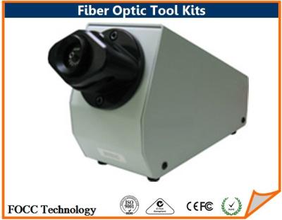 China Microscópio 400x da fibra óptica do Desktop para a inspeção regular da cara da extremidade da virola dos conectores à venda
